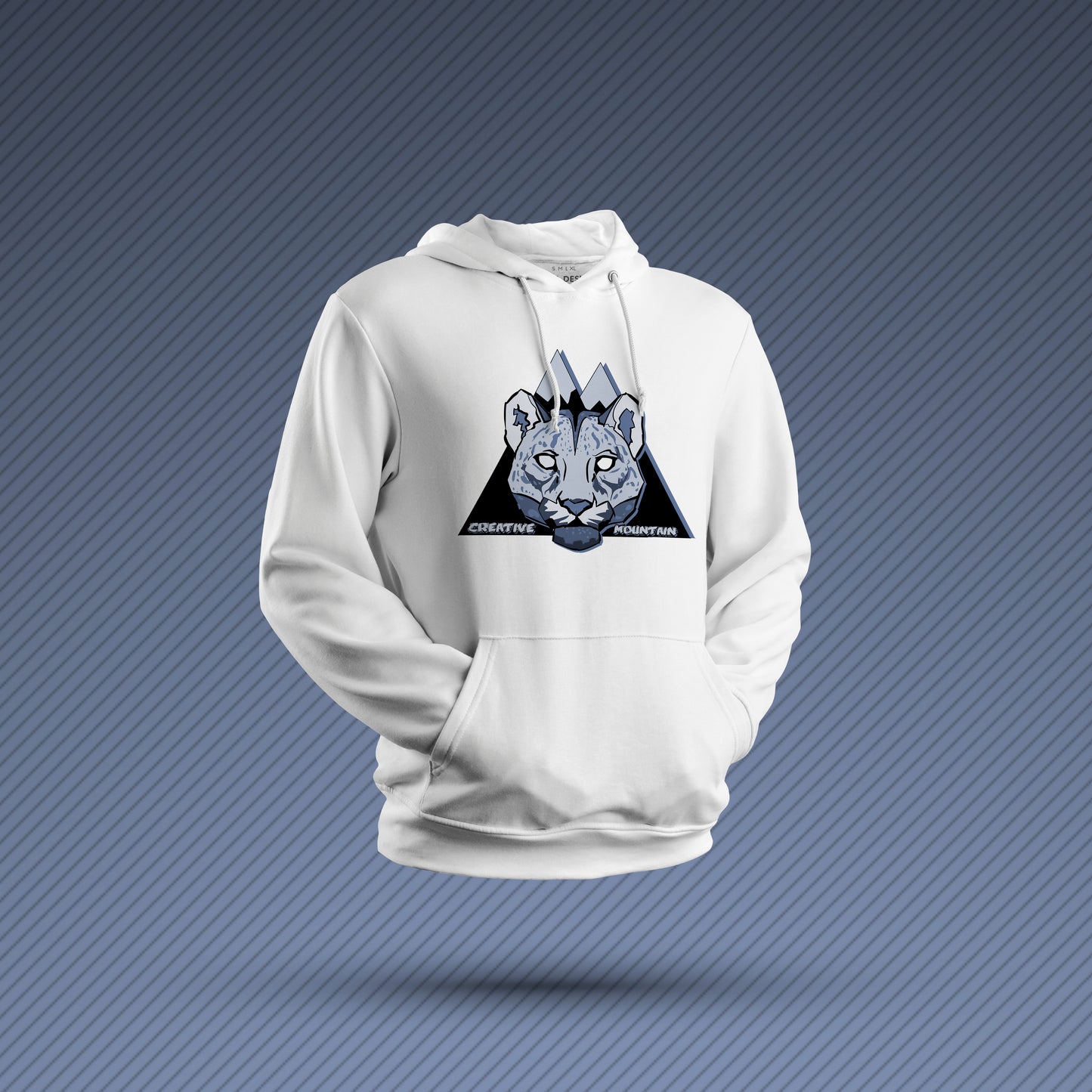 Creative Mountain Leopard Head Hoodie