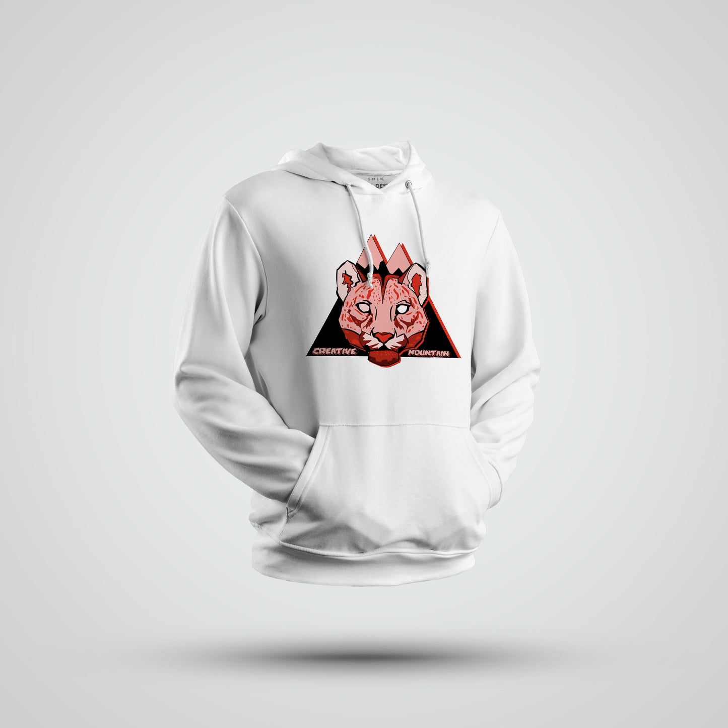 Creative Mountain Leopard Head Hoodie
