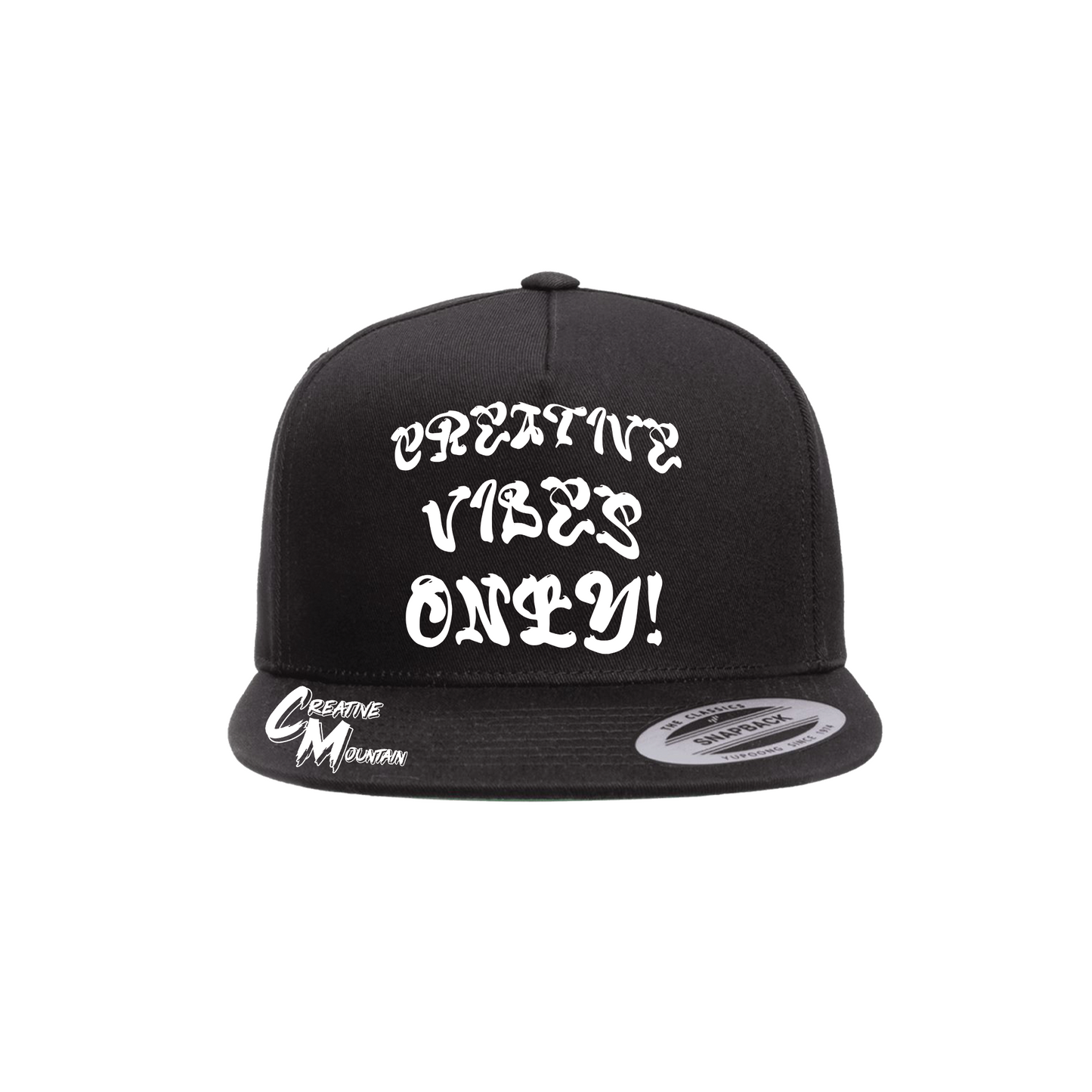 Creative Mountain " Creative Vibes Only!" Snapback Hat