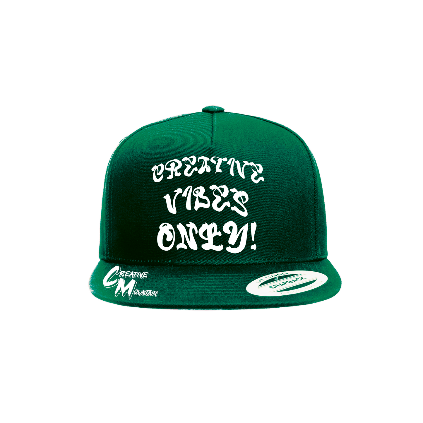 Creative Mountain " Creative Vibes Only!" Snapback Hat