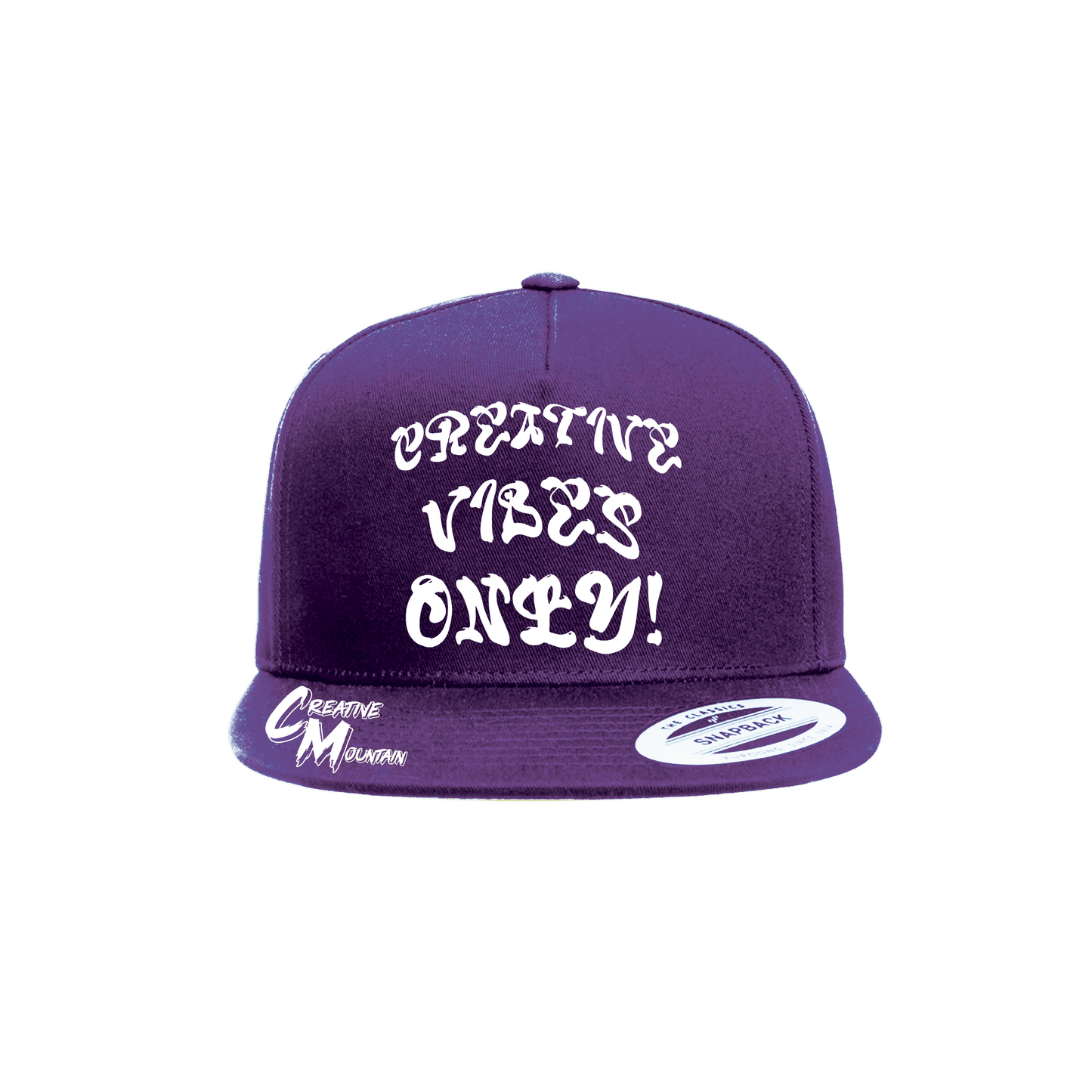 Creative Mountain " Creative Vibes Only!" Snapback Hat