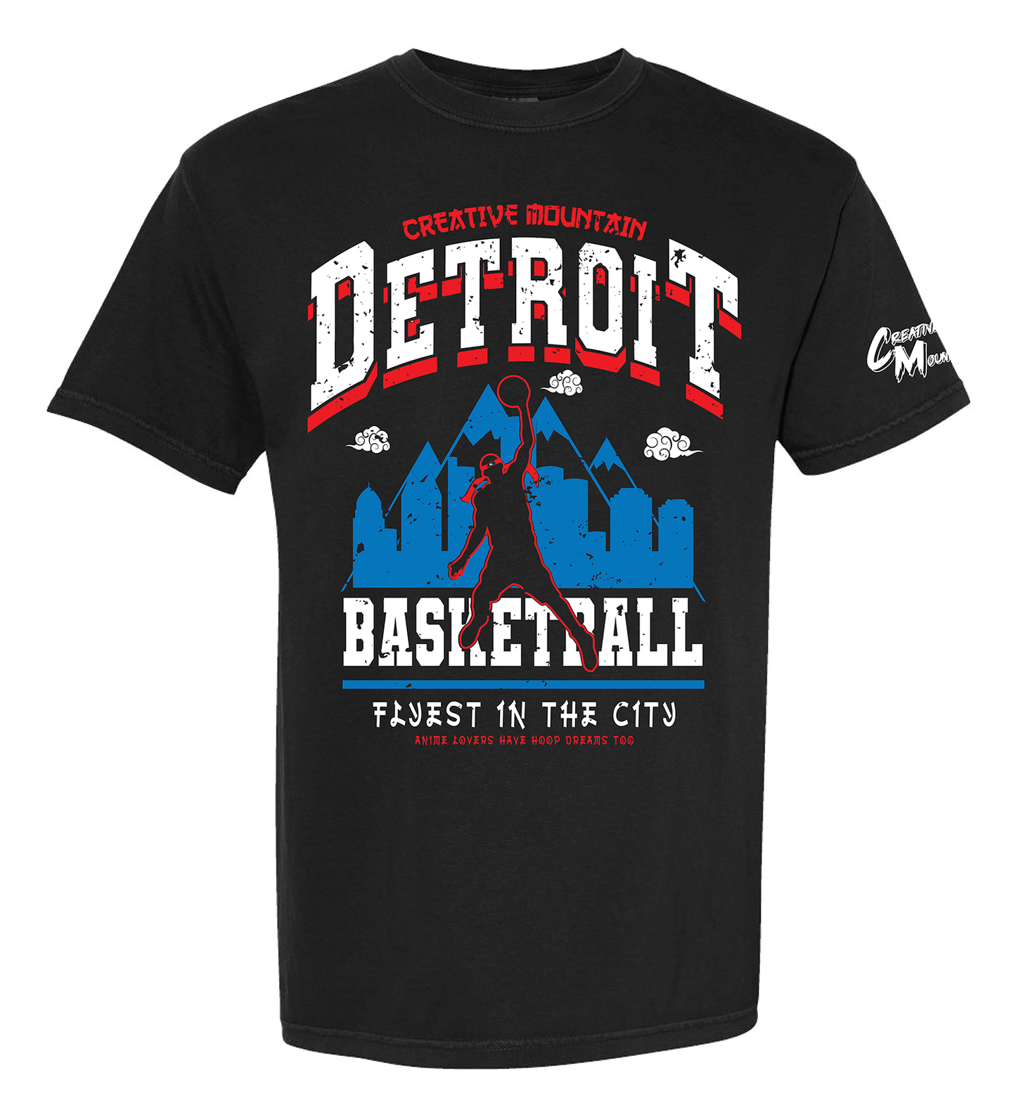 "Detroit Basketball" Vintage T-shirt