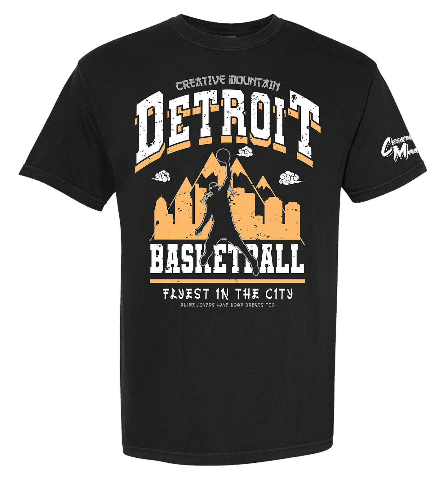 "Detroit Basketball" Vintage T-shirt