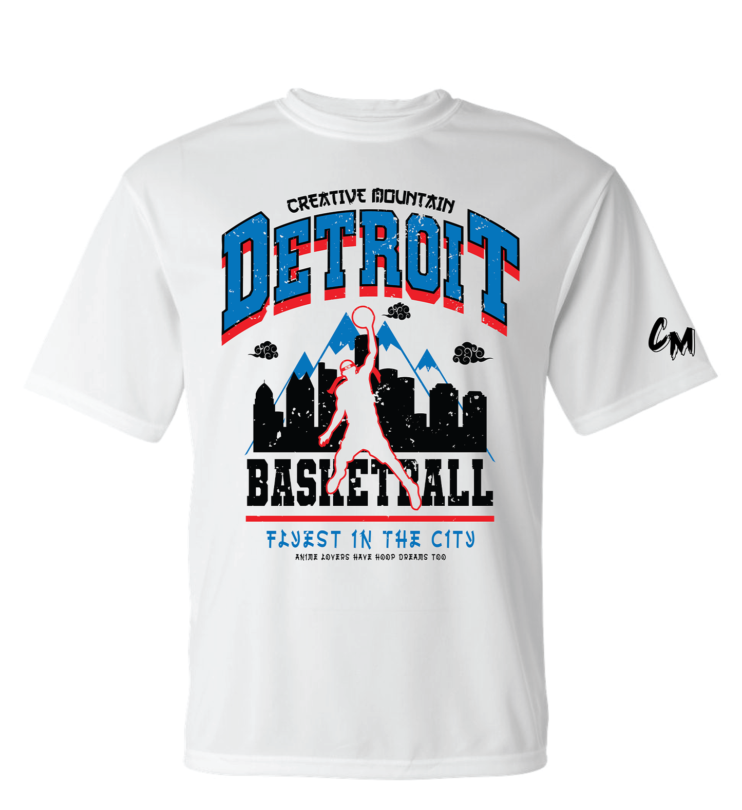 "Detroit Basketball" Vintage T-shirt