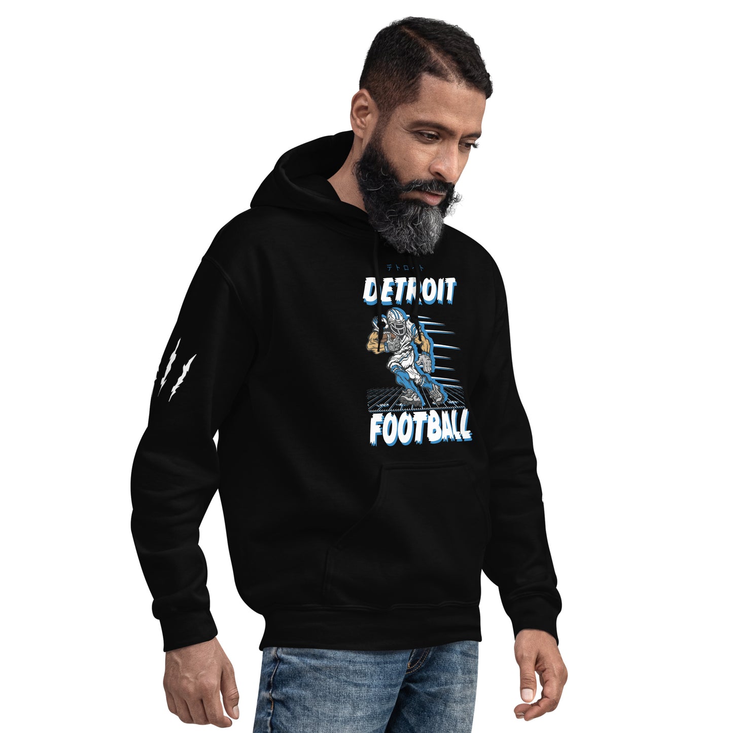 Detroit Football Anime Hoodie