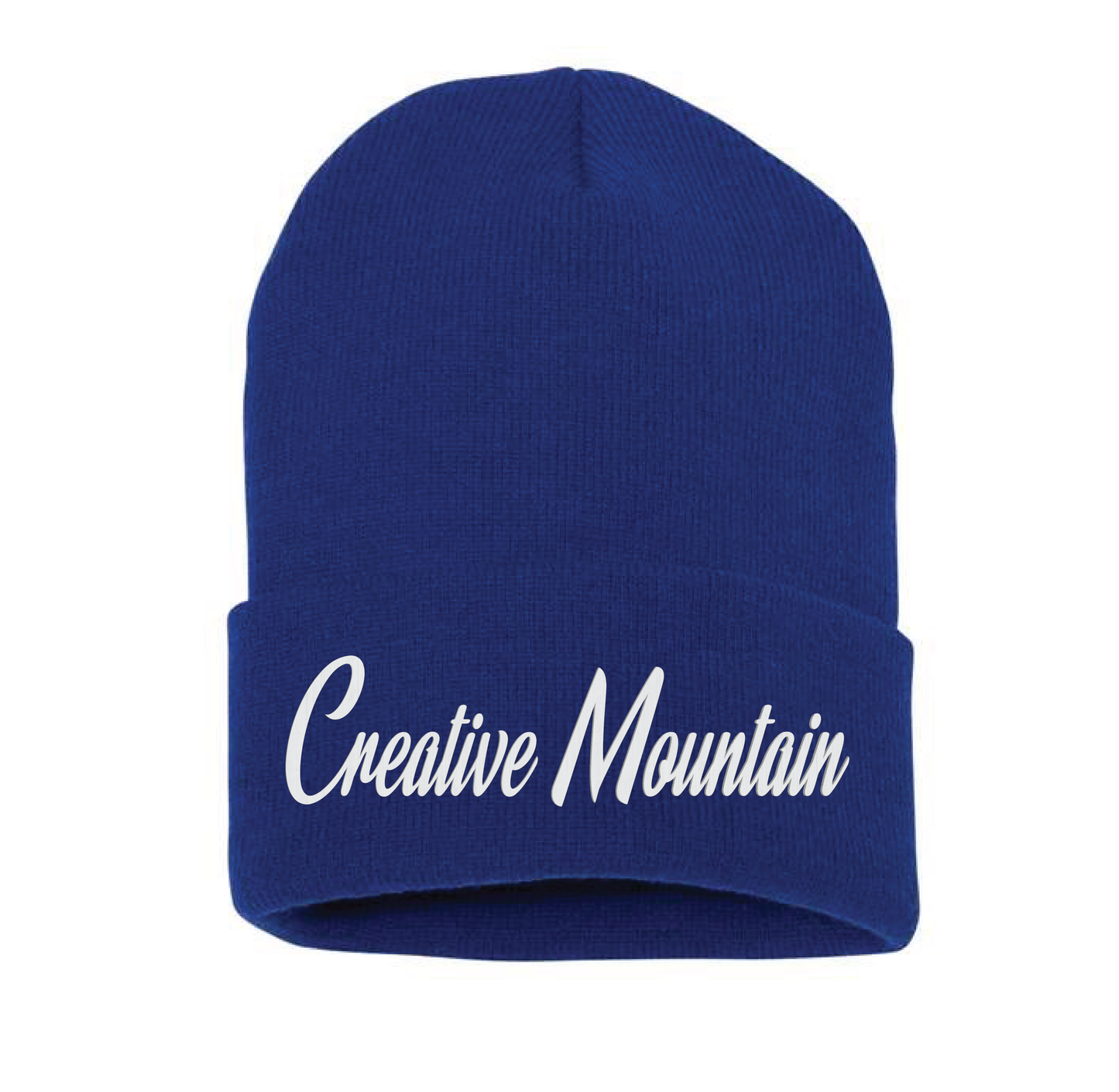 Creative Mountain Cursive Beanie