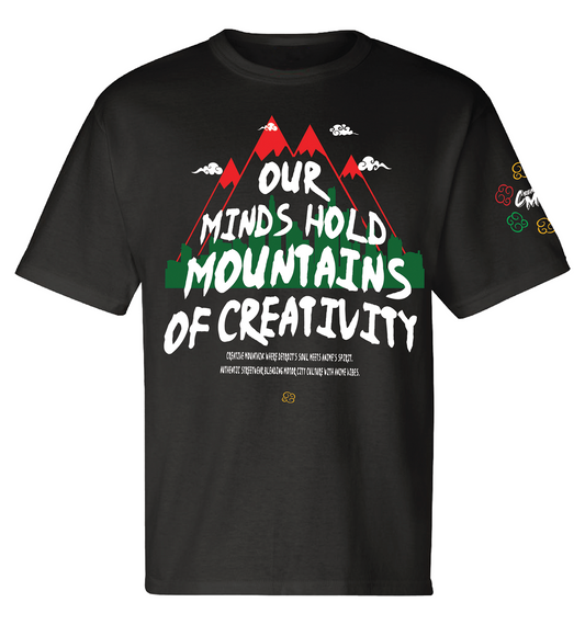 “Our Minds Hold Mountain of Creativity” Juneteenth Edition T-Shirt