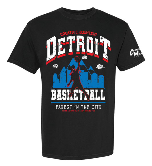 "Detroit Basketball"  Vintage T-shirt